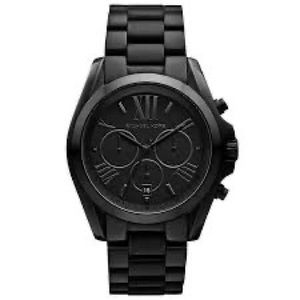 Michael Kors womens bradshaw watch solid black